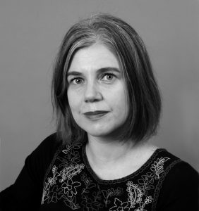 Portrait - Hilma Gunnarsdóttir bókasafns- og upplýsingafræðingur á Landsbókasafni Íslands - Háskólabókasafni